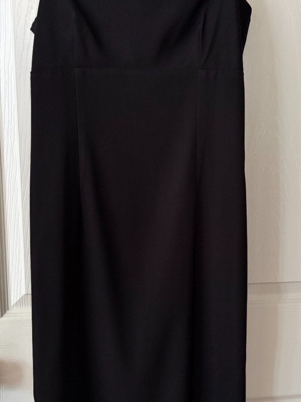 Vintage Black Slip Dress Y2K Minimalist Strappy Dress L